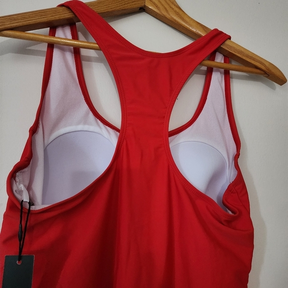 Nicole Miller Red Swimsuit size Large - Picture 5 of 7